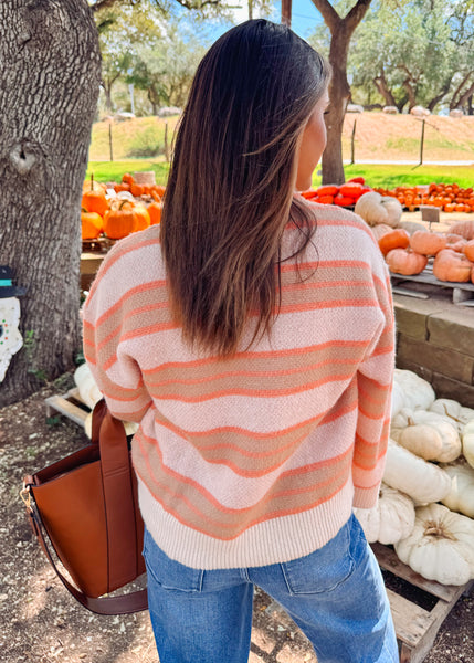 Quinnie Turtleneck Sweater in Orange