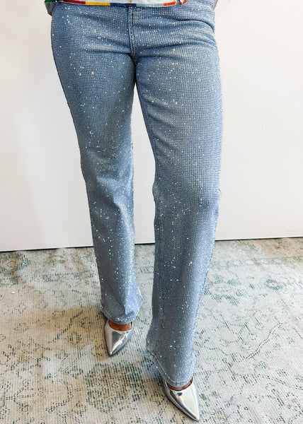 Valerie Rhinestone Jean