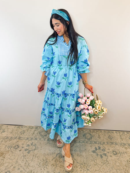 Tulip Bloom Coconut Cafe Dress