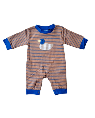 Duck Applique Boys Romper