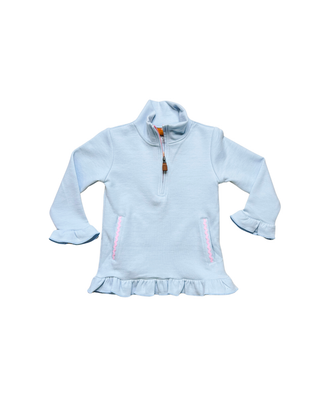 Norah 1/4 Zip Pullover - Blue