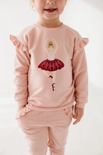 Ballerina Ruffle Sweatshirt