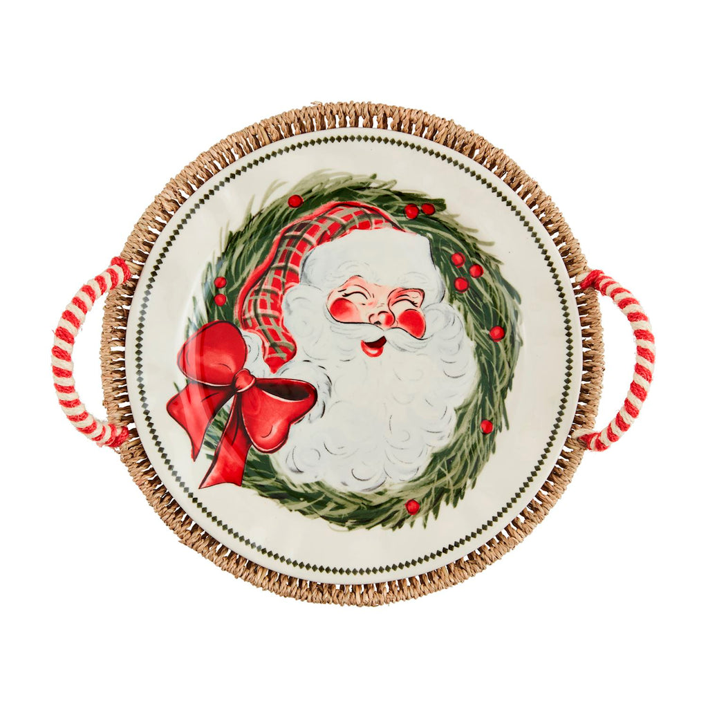 Santa Platter & Basket Set