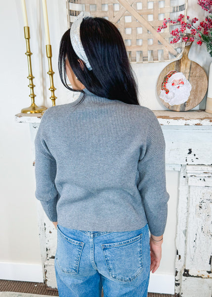 Charcoal Knit Sweater