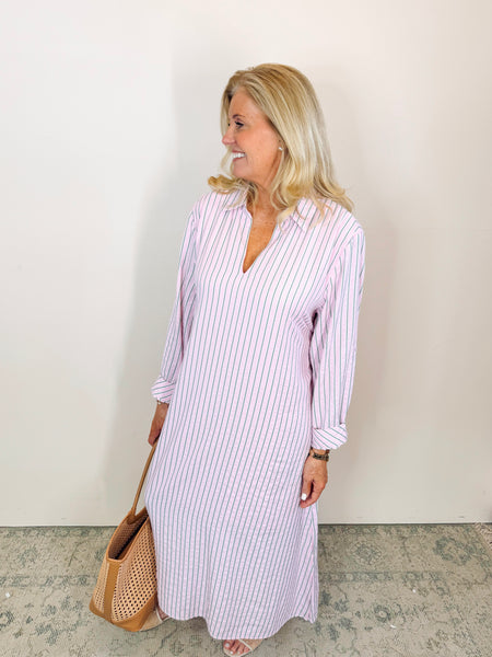 Preppy Kaftan in Pink
