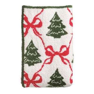 Chenille Christmas Tree Blanket