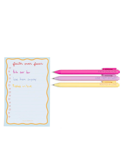 Faith Over Fear Pen Set