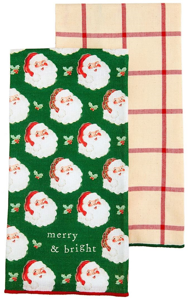 Santa Repeat Classic Christmas Towel Set