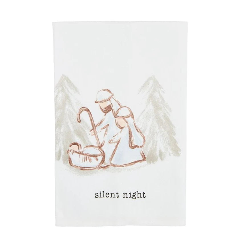 Silent Nativity Cotton Towel