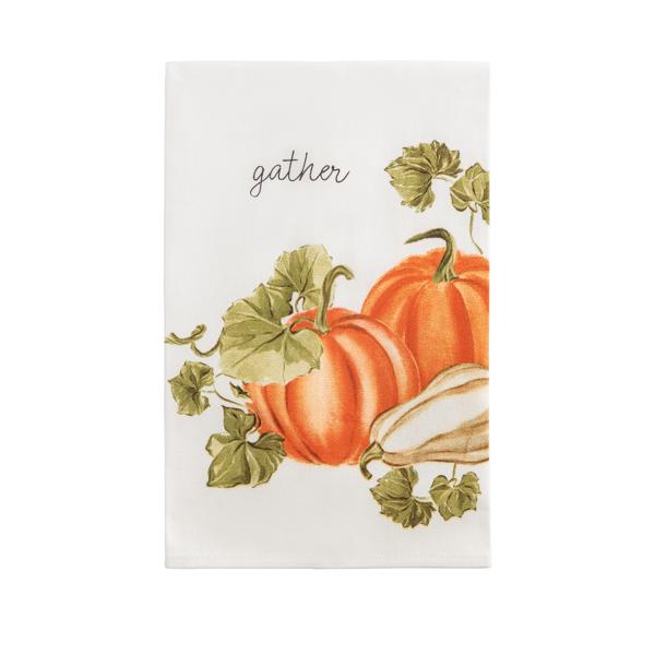 Two Pumpkins Printed Towel