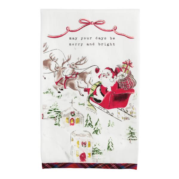 May Your Days Christmas Towel