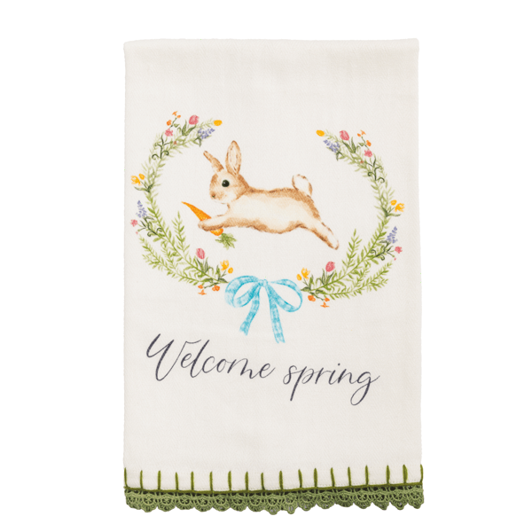 Welcome Spring Hand Towel