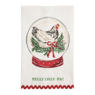 Snow Globe Farm Christmas Ric-Rac Towel