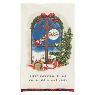 Window Scene Printed Towel