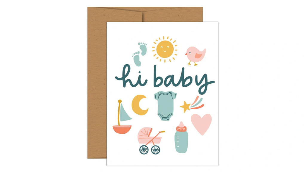 Hi Baby Greeting Card