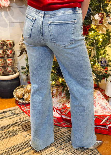 Fiona Denim Jeans in Sparkle