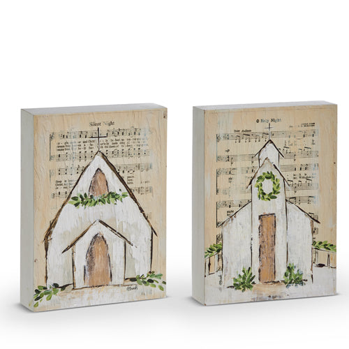 10" Musical Sheet Church Block