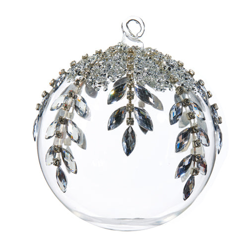 5" JEWELED BALL ORNAMENT