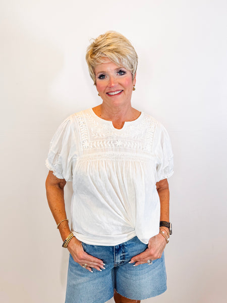 White Patsy Top