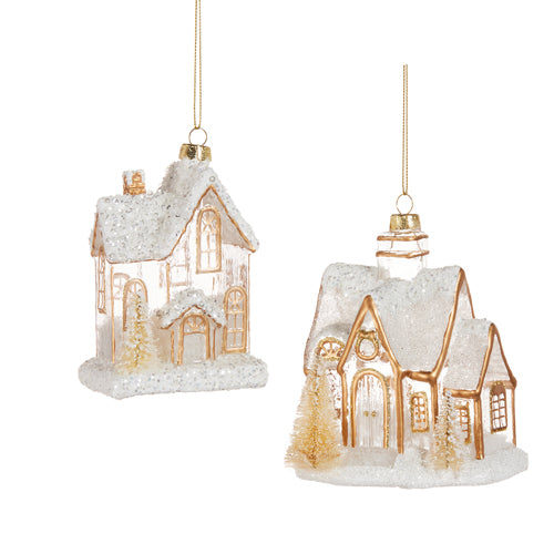 5" Gingerbread House Ornament (Assorted Styles)