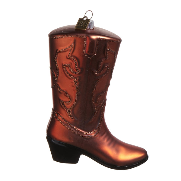 Brown Shiny Boots Ornament