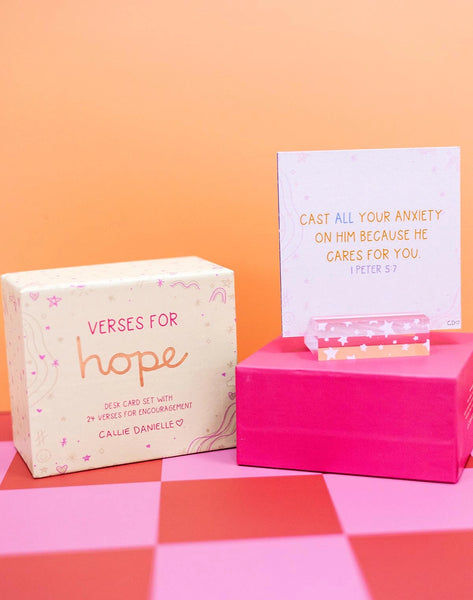 Verses of Inspiration for Hope Desk Card Set