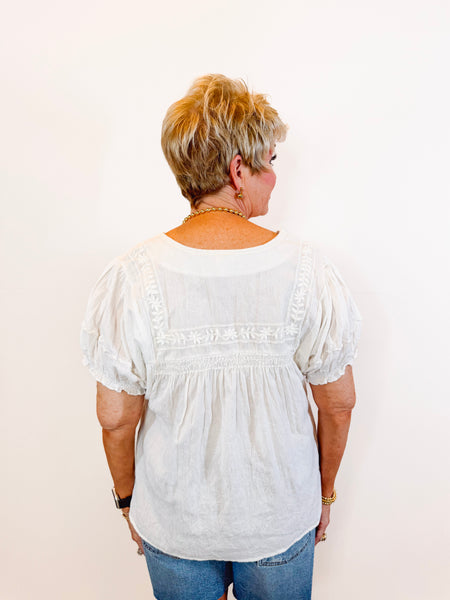 White Patsy Top