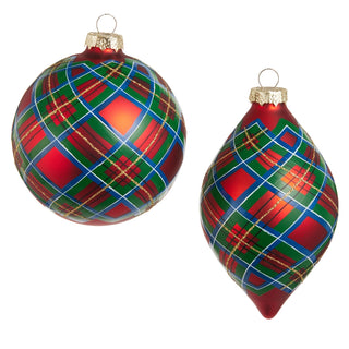 Plaid Ornament