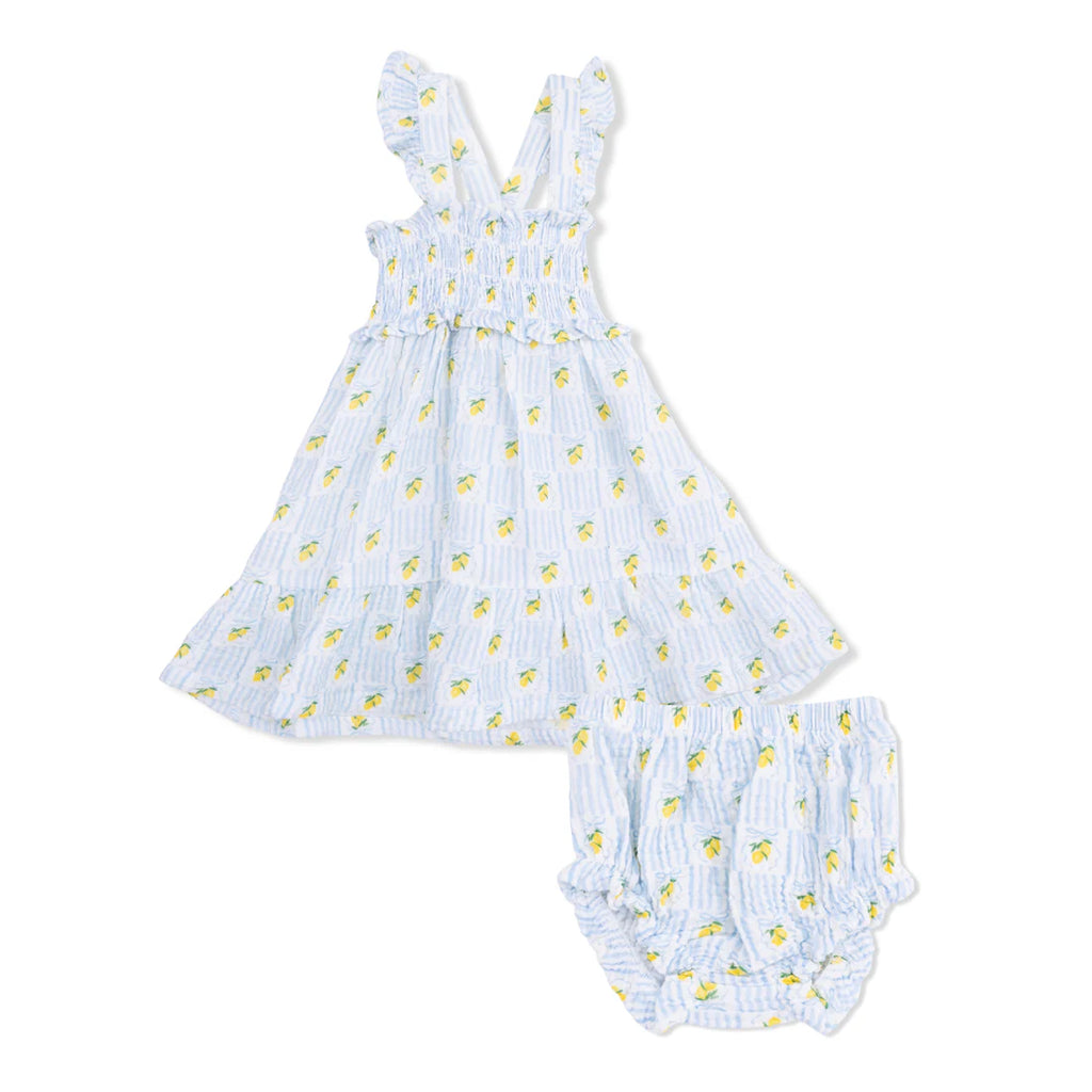 Lovely Lemons Sundress and Bloomer (Sizes 5/6 and 7/8 are Dress Only)