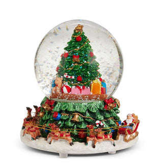 Animated Musical Tree Water Globe