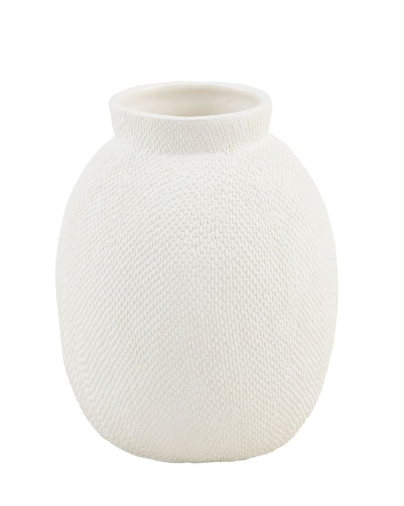 Short Pressed Textured Vase