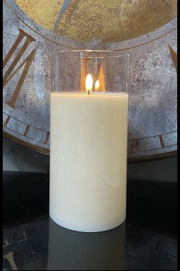 4x8" SIMPLY IVORY RADIANCE POURED CANDLE