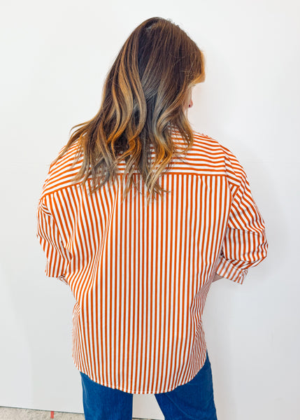 Tanvi Top in Terracotta