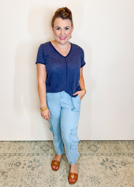 Sandy Light Indigo Pant