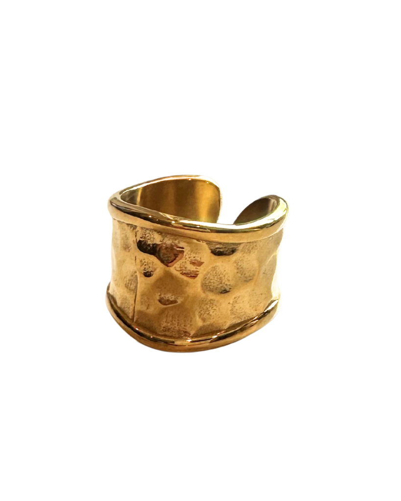 Outlaw Gold Waterproof Adjustable Cuff Ring