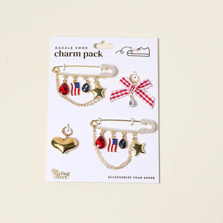 Dazzle Shoe Charm - Miss America
