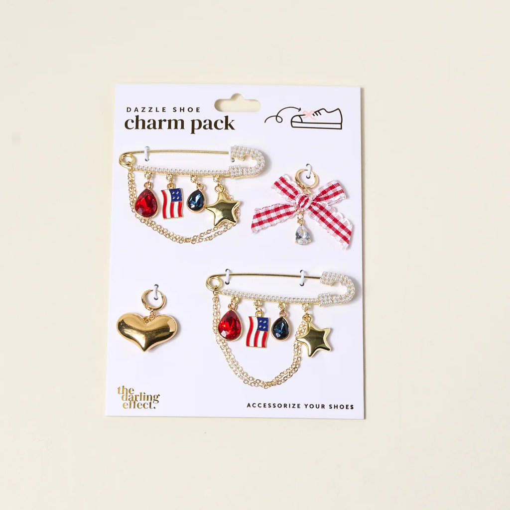 Dazzle Shoe Charm - Miss America