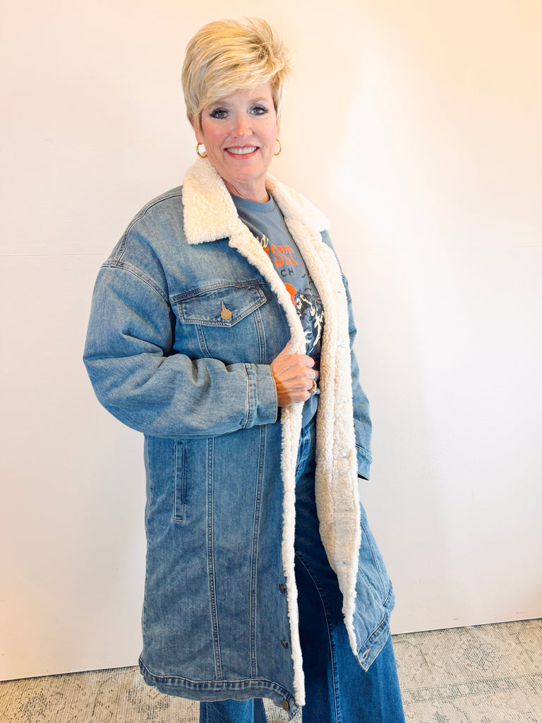 Dallas Jacket in Pool Wave