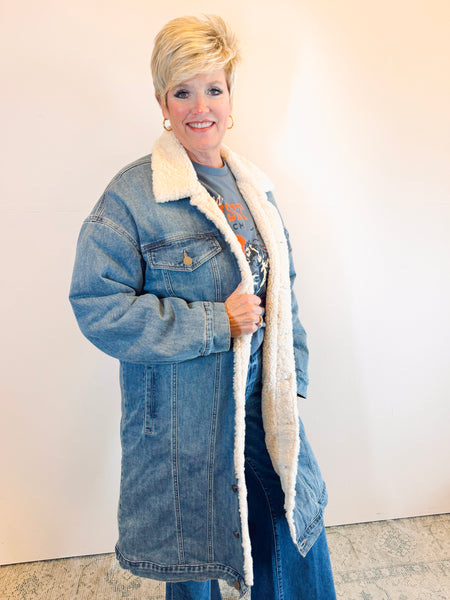 Dallas Jacket in Pool Wave