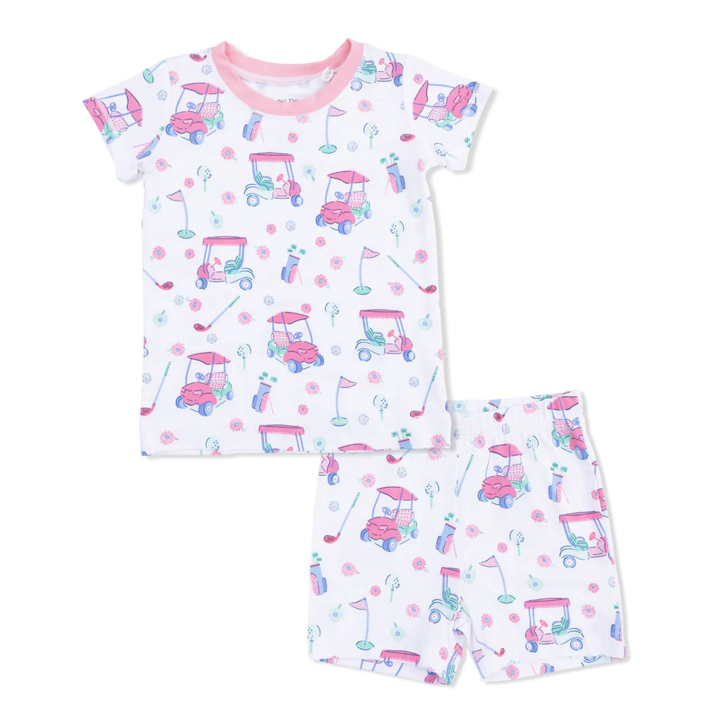 Golf Carts & Flowers Short Loungewear Set