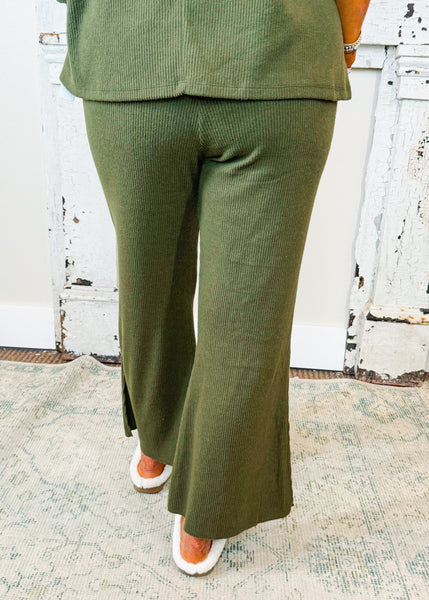 Lazy Sunday Pant- Army Green