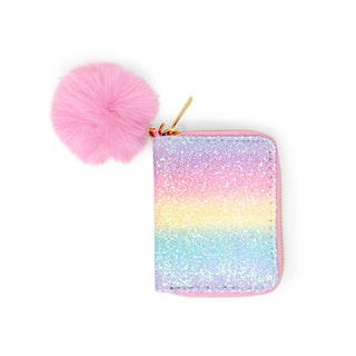 Bright Rainbow Glitter Wallet