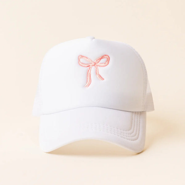 Trucker Hat Pink Bow