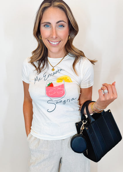 Sangria Tee in Oat