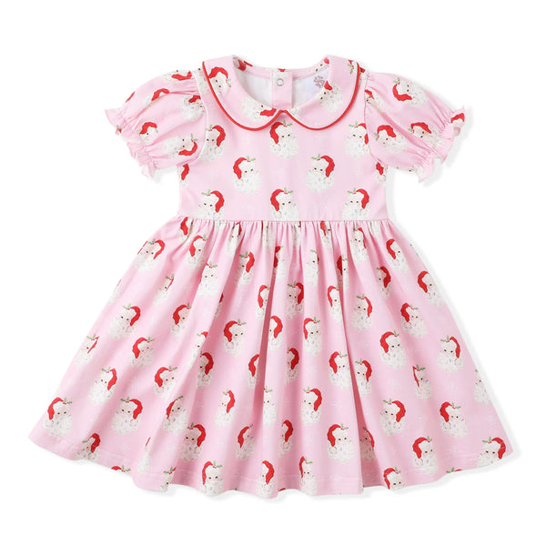 Vintage Santa Pink Proper Dress