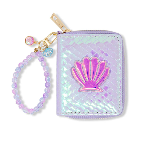 Zomi Wristlet Shiny Seashell Mermaid