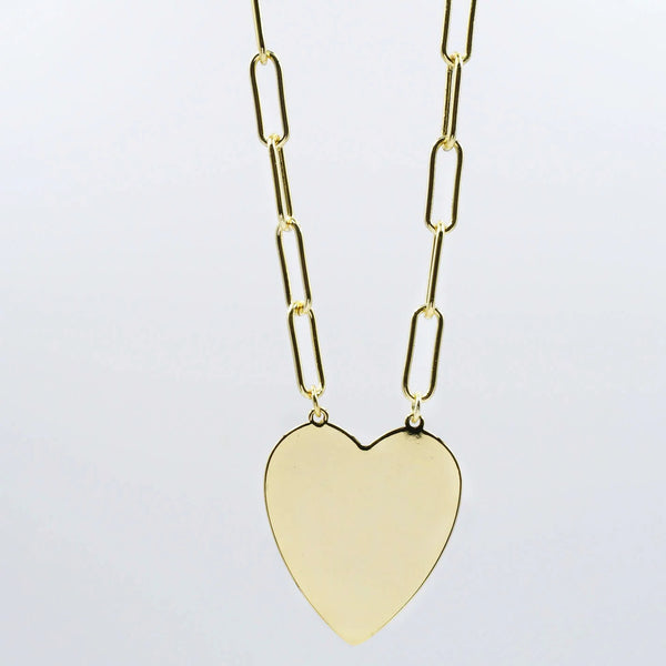 Big Heart Girl Necklace