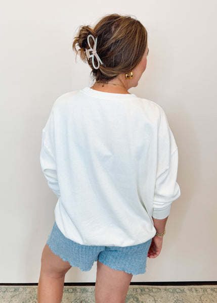Grounded Sunday Sweatshirt - Sea Salt