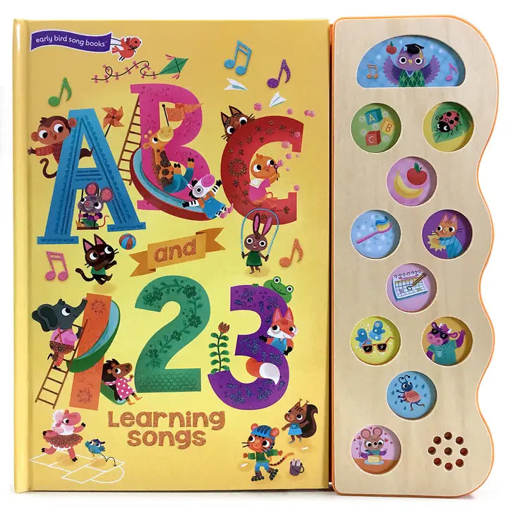 ABC and 123 Learning Songs Sound Book