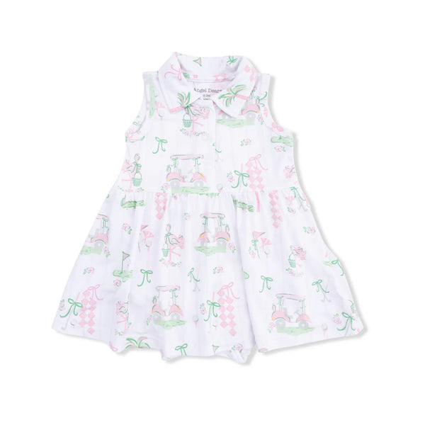 Pretty Golf Polo Bodysuit Tennis Dress